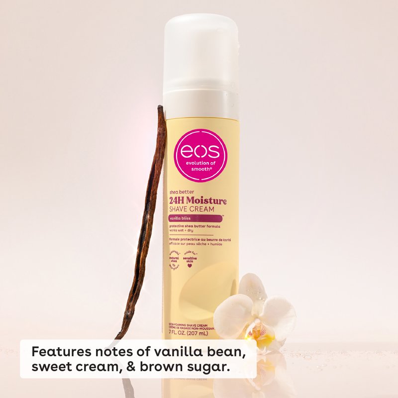 Women's Shaving Cream - Vanilla Bliss, Moisturizing Formula, 7 fl oz
