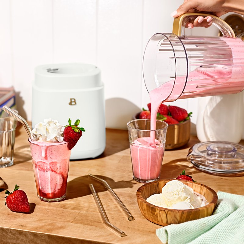 3-in-1 Kitchen System - Blender, Food Processor & Personal Blender - White Icing