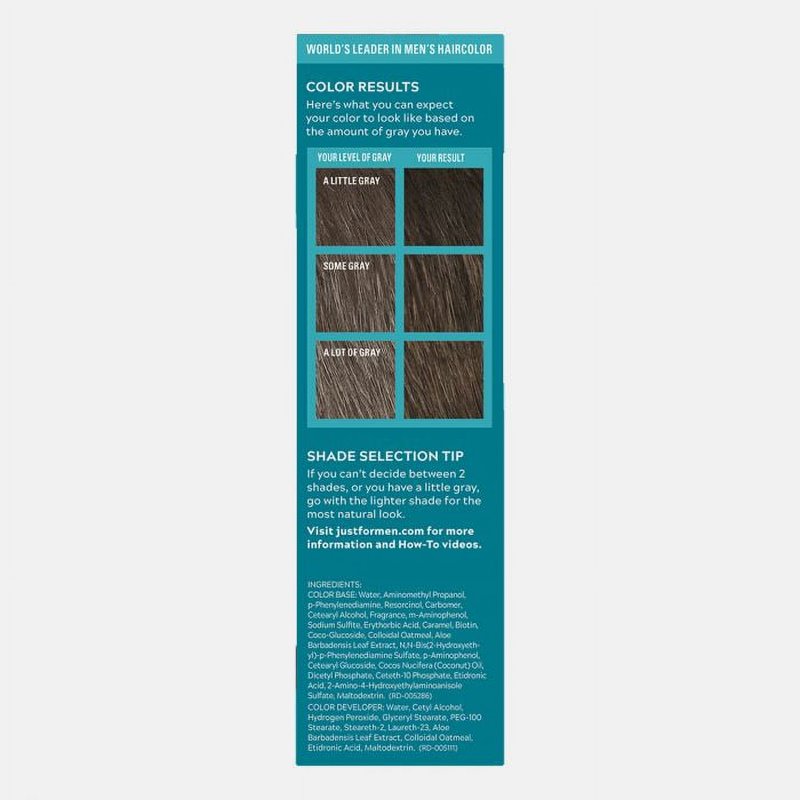 Mustache and Beard Hair Color Gel with Conditioning Brush - Multiple Shades