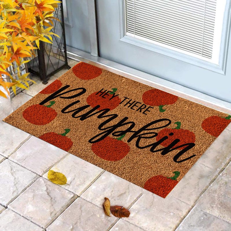 Autumn Door Mat Z10002 - 16x24 Inch Fall Pumpkin Halloween Welcome Door Decor