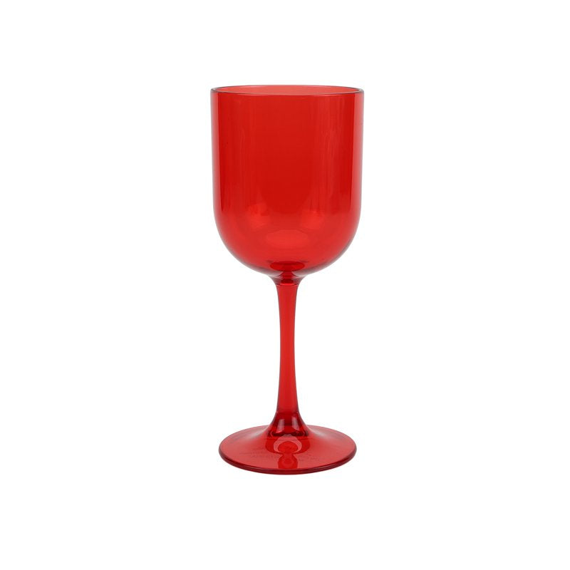 12oz Stemmed Wine Glass Set - Just Feed Me Red - 4 Pieces