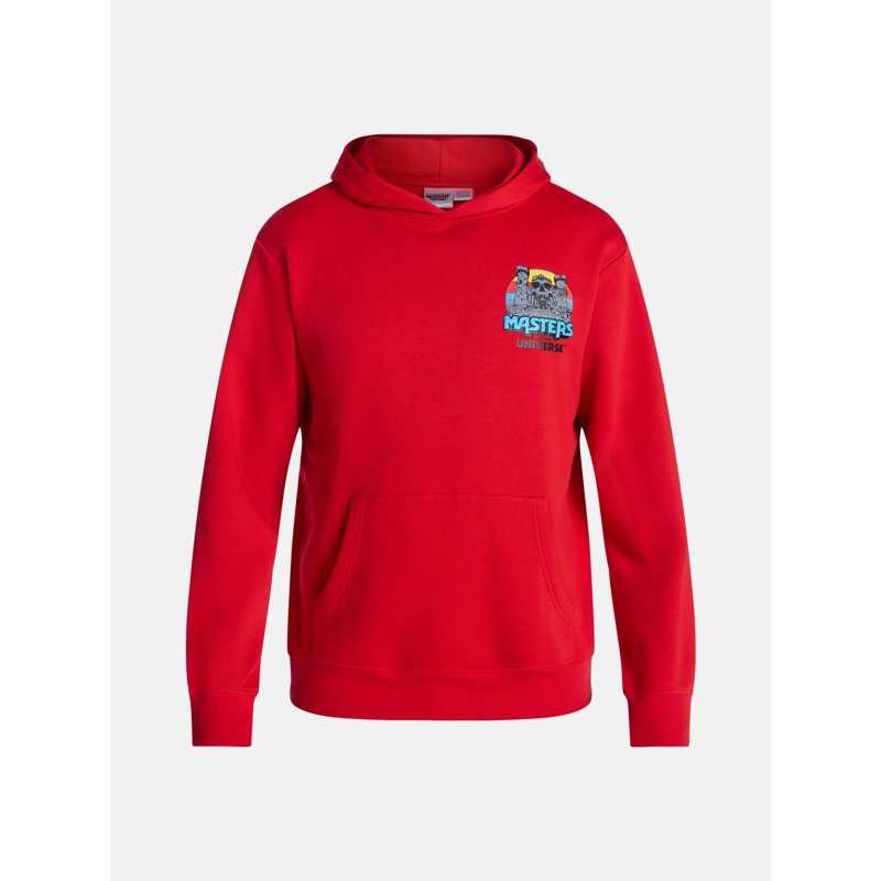 Men's Castle Grayskull Graphic Hoodie - Red, M - Masters of the Universe