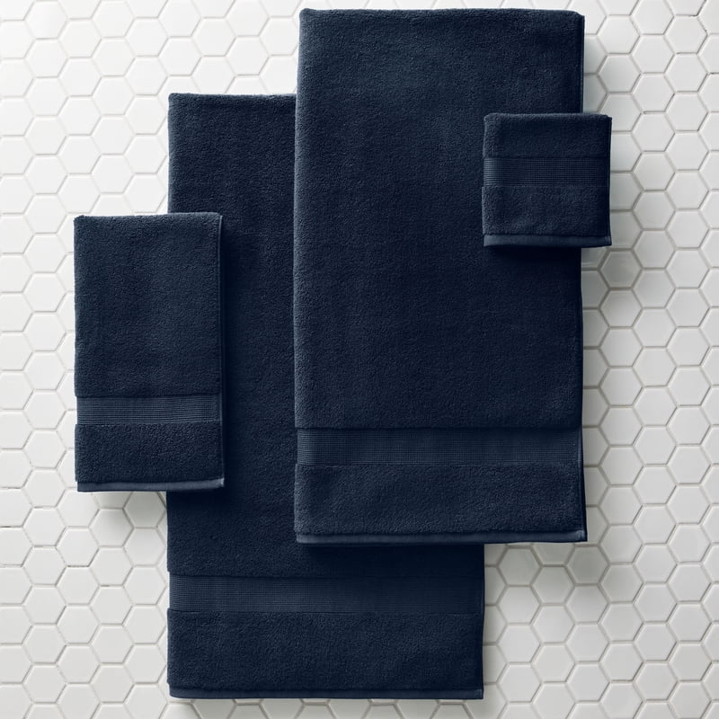 Blue Admiral 2-Pack Soft Cotton Washcloths - Ultra Absorbent & Gentle