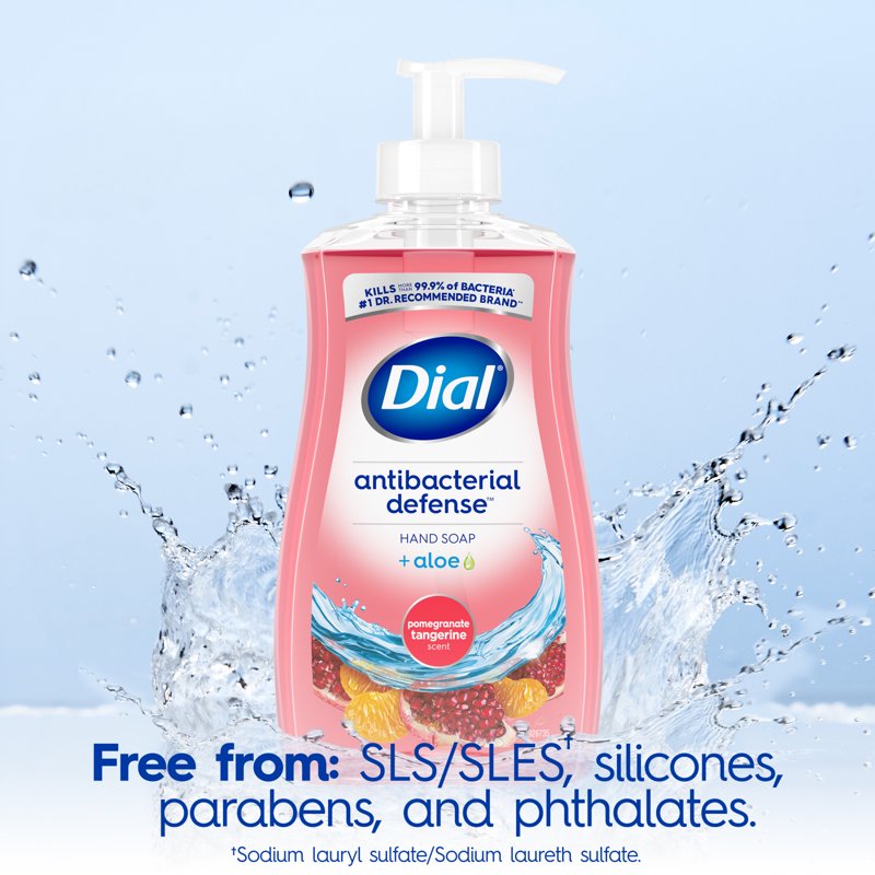 Antibacterial Liquid Hand Soap - Pomegranate & Tangerine Scent