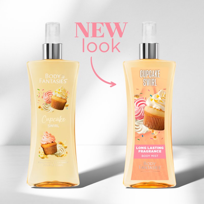 Cupcake Swirl Fragrance Body Spray - Long Lasting Gourmand Scent