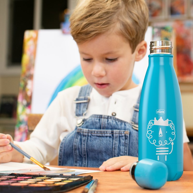 Stainless Steel Insulated Water Bottle for Kids - Sloth Design