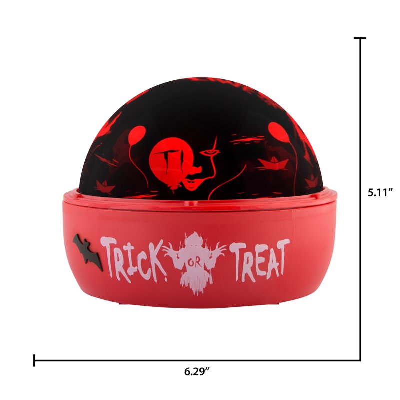 Halloween Lightshow Shadow Light Projector with Spooky Scene Effect - Battery Operated