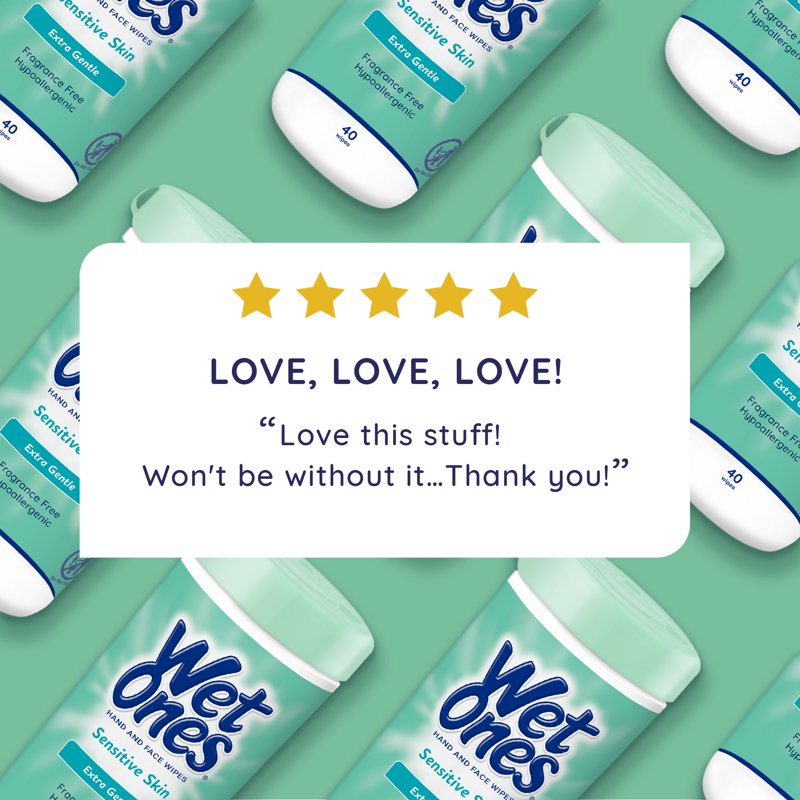 Sensitive Skin Hand Wipes - Fragrance Free, 240 Total Wipes