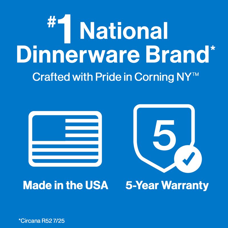 Pure White Square 12-Piece Dinnerware Set - Single