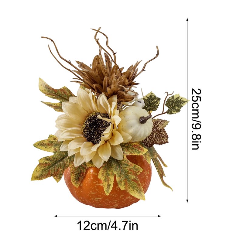 Large Foam Pumpkin Autumn Decor Festive Table Ornament - Variation #357B