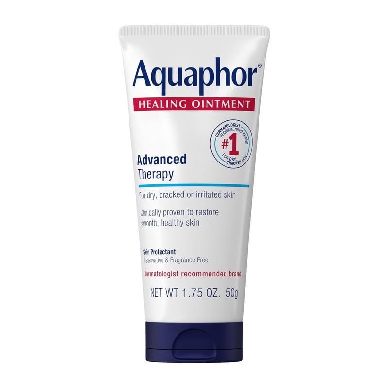 (2 pack) Aquaphor Healing Ointment Skin Protectant for Dry, Cracked,