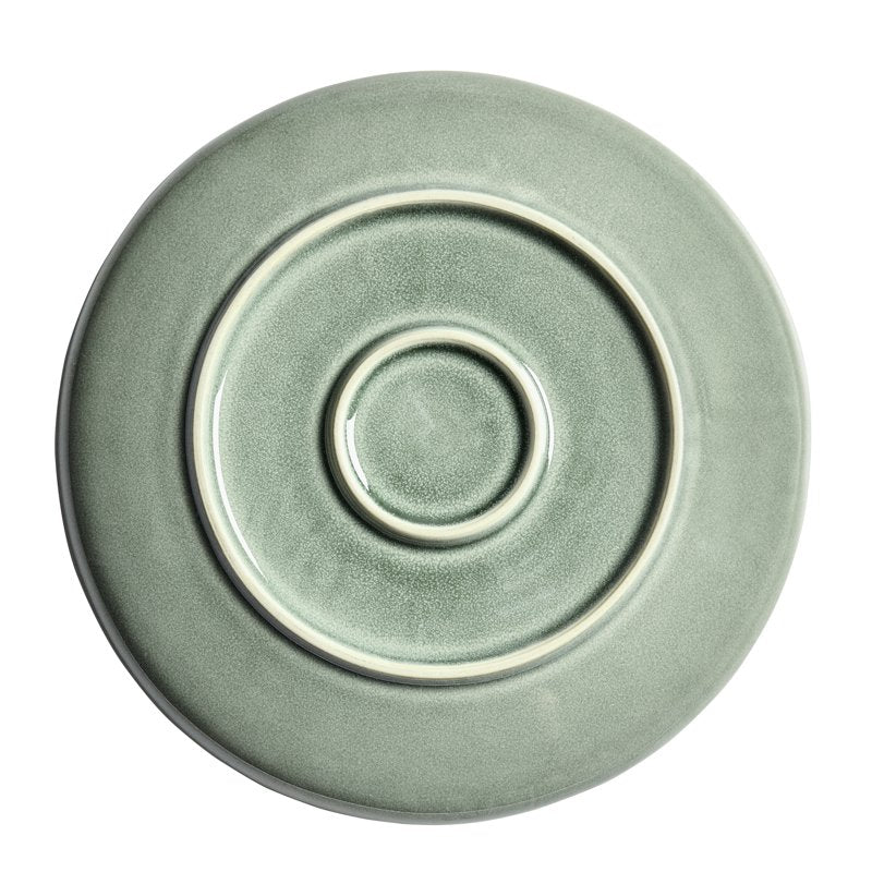 Brooks Stoneware Dinner Plate - 10.25 Inch, Green