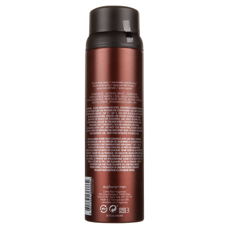 Amber Scented Body Spray for Men - Sophisticated Masculine Fragrance