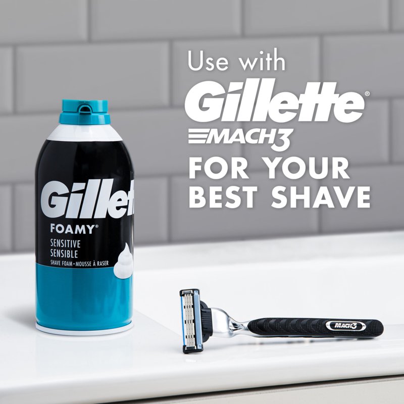 Sensitive Shaving Foam for Men - Hydrating & Comfort Glide Formula