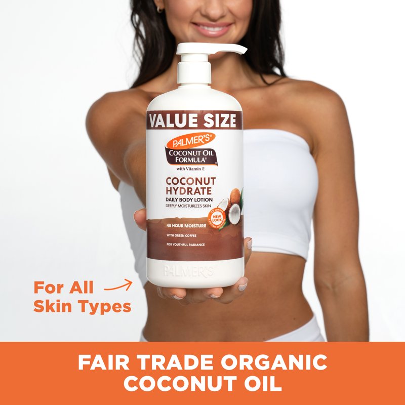Coconut Oil Body Lotion - Hydrating Formula, 33.8 fl. oz. - Multipack