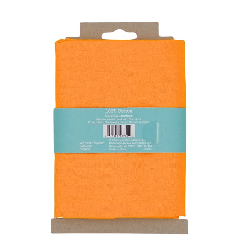 Carrot Cotton Fabric 4 Pack - 1 Yard Each, 44-Inch Wide for Quilting & Sewing