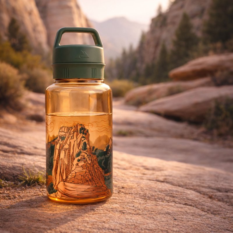32 oz Tritan Plastic Chug Water Bottle - Desert Vista