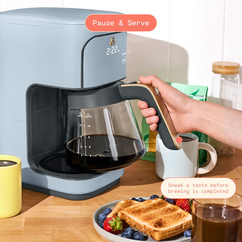 12-Cup Programmable Coffee Maker - Cornflower Blue