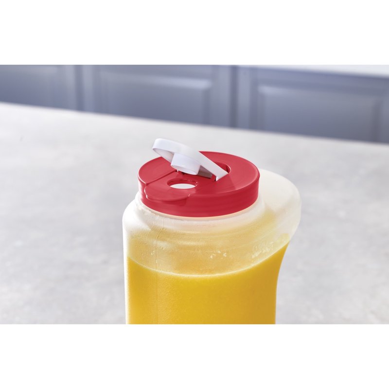 Leak-Resistant Plastic Pitcher - 1 Gallon (3.8L) Clear