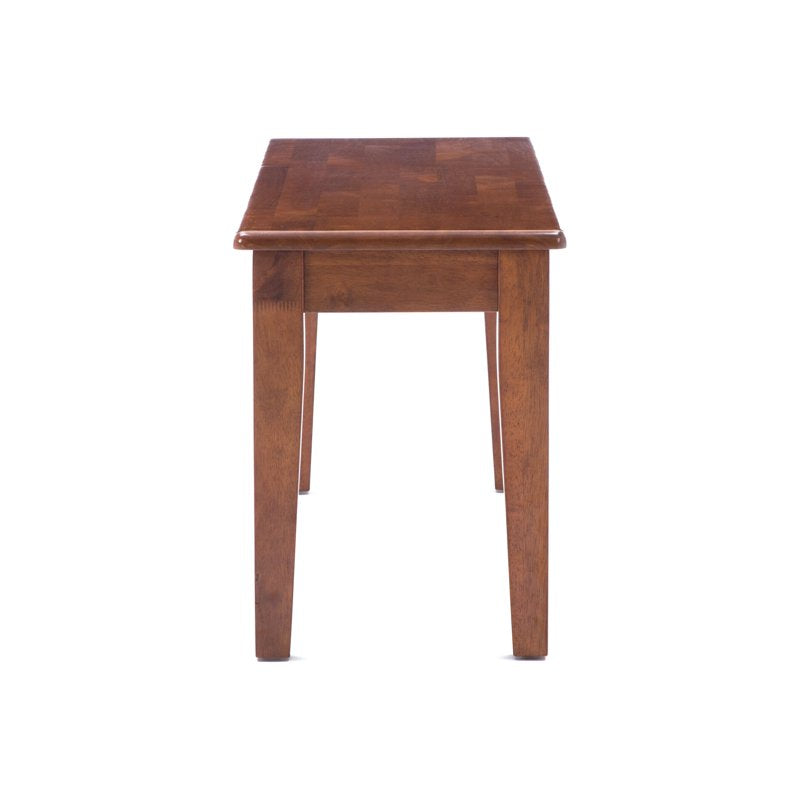 Shaker Backless Dining Bench - Walnut Finish, 44" Wide