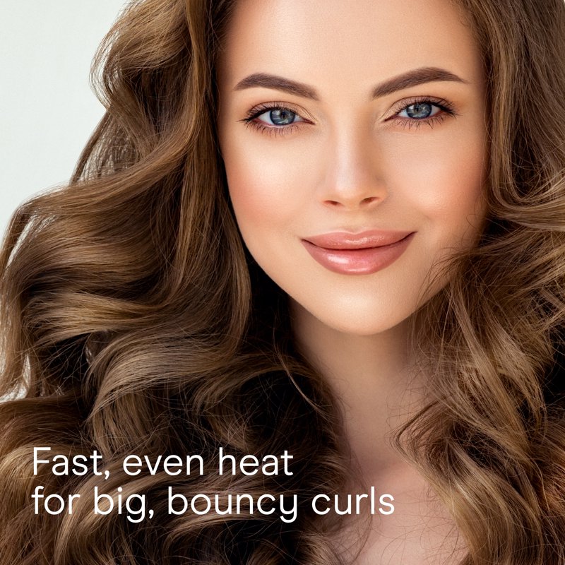 Ceramic Hair Rollers Set - 12 Multi-Size Rollers with Clips