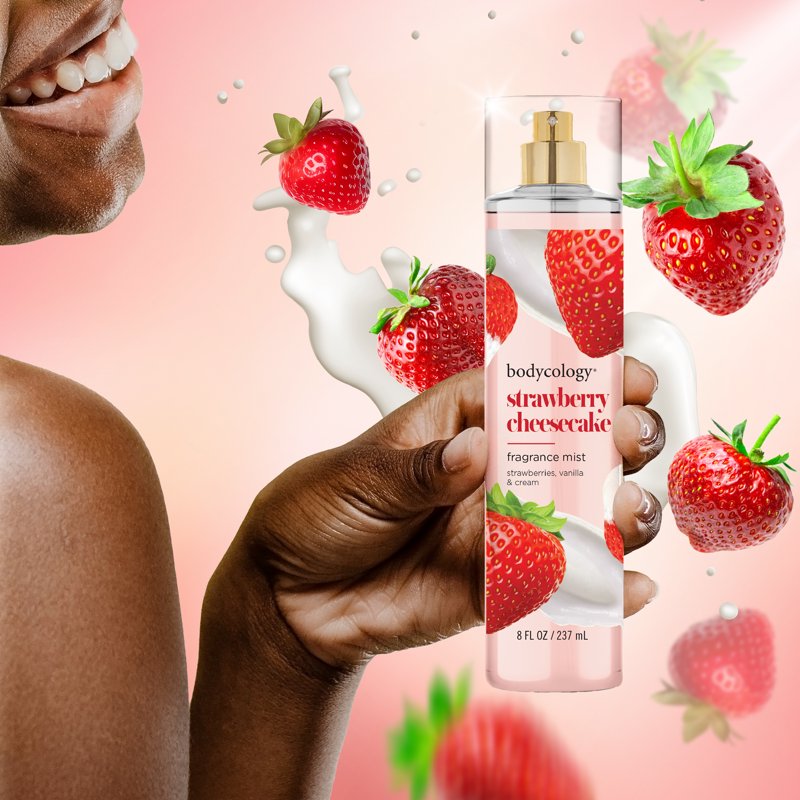 Strawberry Cheesecake Fragrance Body Mist - Sweet Berry & Vanilla Scent