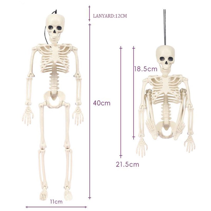 Halloween Skeleton Decoration Props Set - Outdoor Ghost House Halloween Decor - Variation E-1