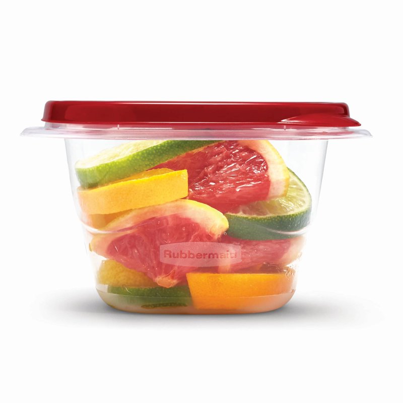 Clear Food Storage Containers - 2.1 Cups, 4-Pack