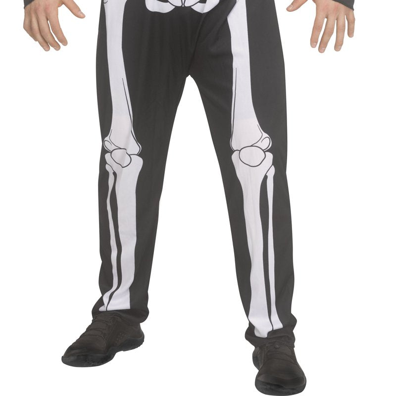 Skeleton Jumpusit Halloween Costume for Adults Men Size M - Black & White