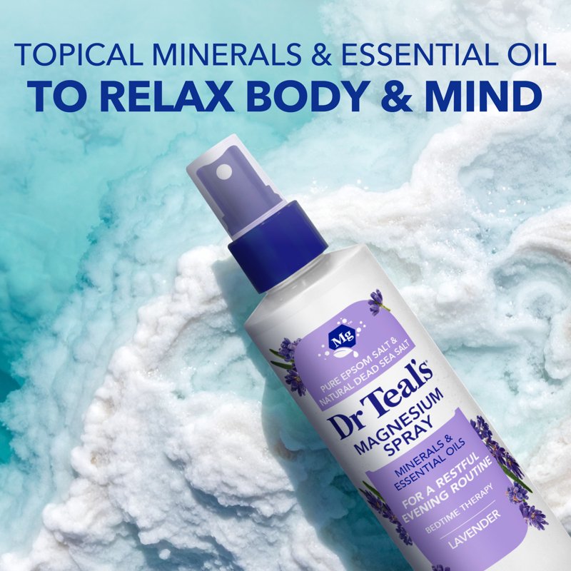 Magnesium Spray with Lavender Essential Oil - 8 fl oz