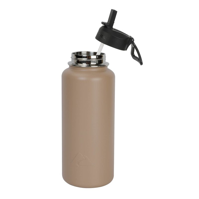 32 oz Stainless Steel Insulated Flip-Straw Water Bottle - Tan