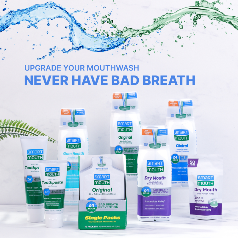 Clinical Activated Oral Rinse, Anti-Gingivitis & Bad Breath Mouthwash, 16 oz