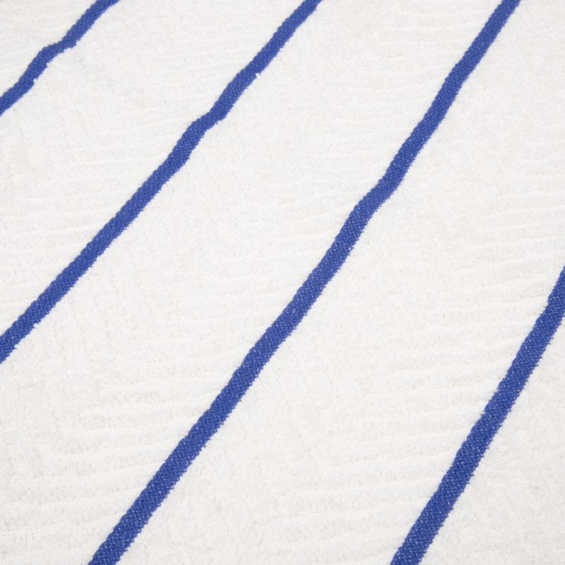 100% Combed Cotton Kitchen Dishtowels - 16-Pack Chevron Weave - White Chevron