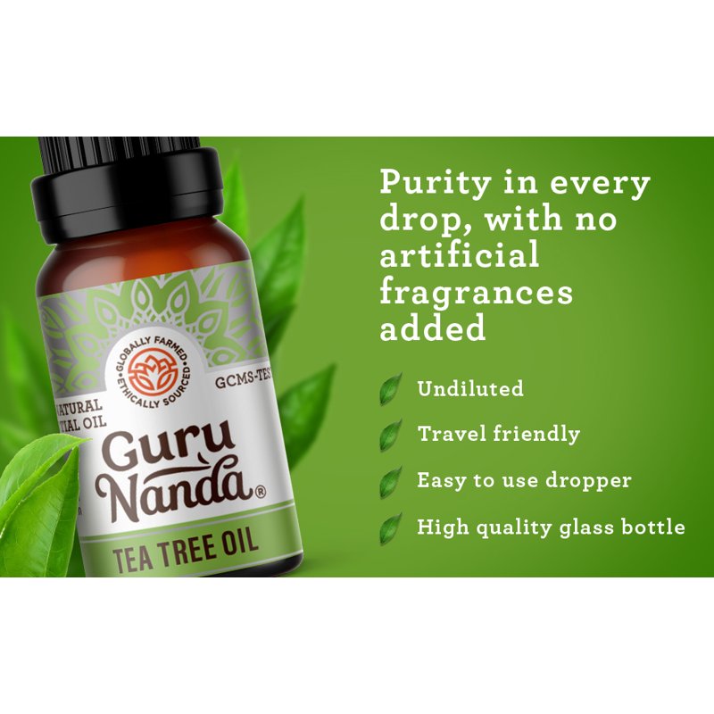 100% Pure Tea Tree Essential Oil - 0.5 oz
