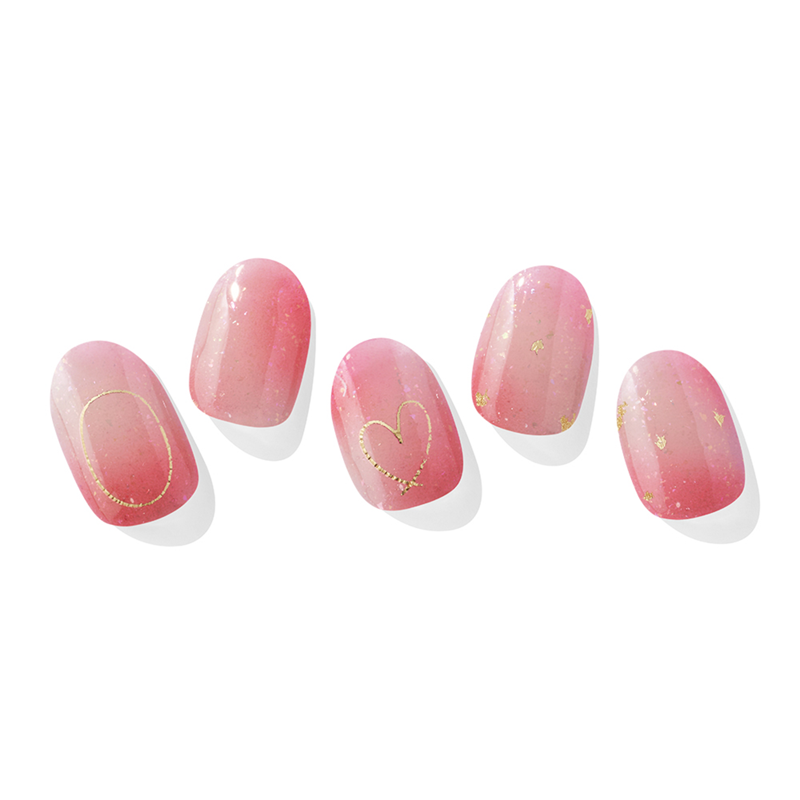 Semi-Cured Gel Nail Strips - Gem Nostalgia Long-Lasting Manicure