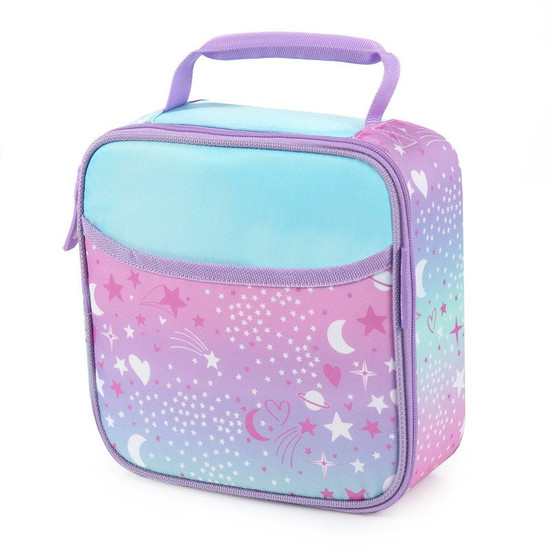 Insulated Lunch Box Combo with Container, Bottle & Ice Pack - Purple