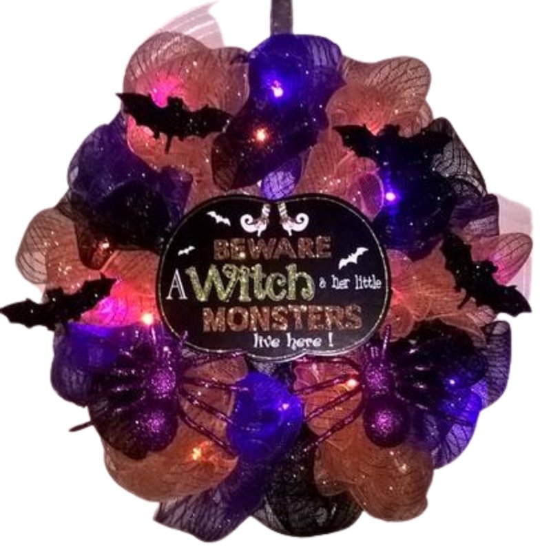 18 Inch Metal Wreath Frames Set of 2 - DIY Fall, Halloween & Holiday Decor
