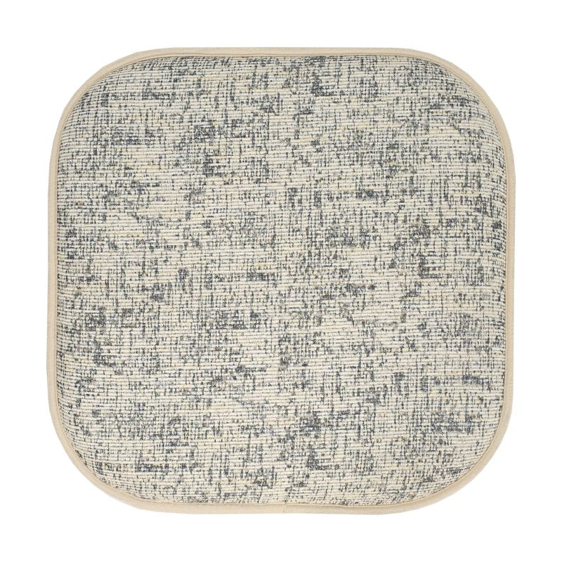 Memory Foam Chair Pad Cushion 4-Pack - Cream Blue - 16"x16"
