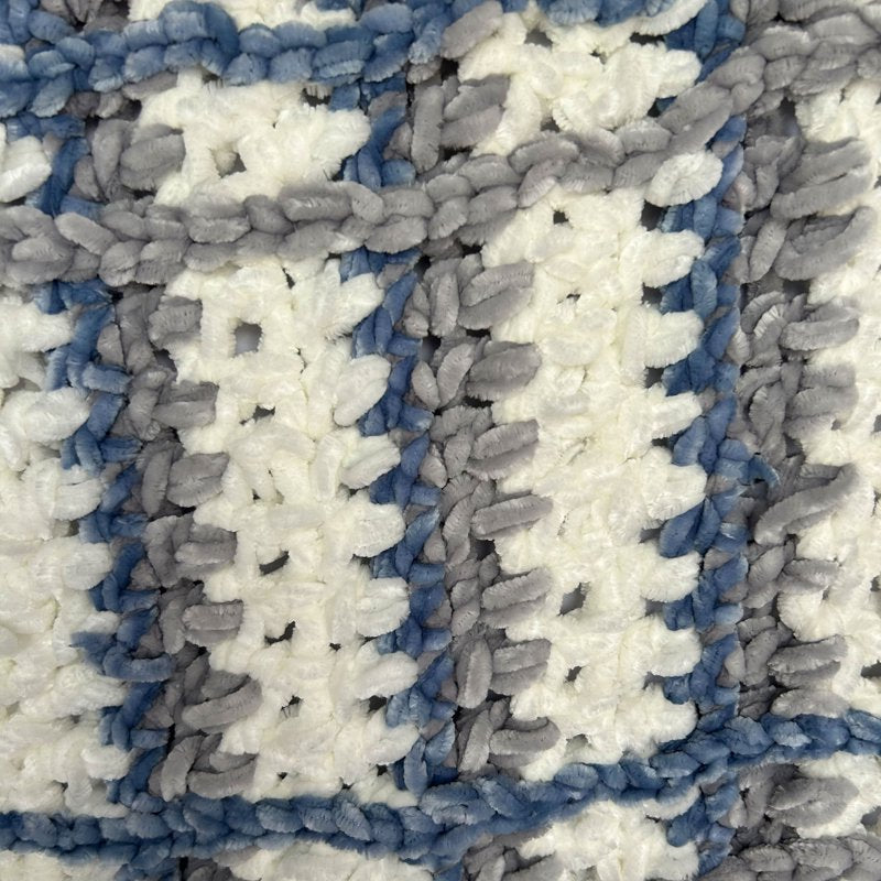 Velvety Yarn for Knitting & Crocheting - Grey, 315 Yards, Soft & Durable - Variation of Soft Silver
