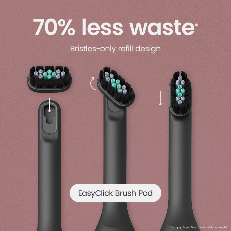 Sonic Electric Toothbrush Replacement Heads, Soft Bristles, 2 Pack