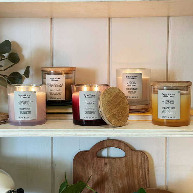 Lemon Balm and Cedar Scented 2-Wick Ombre Jar Candle - 12 oz