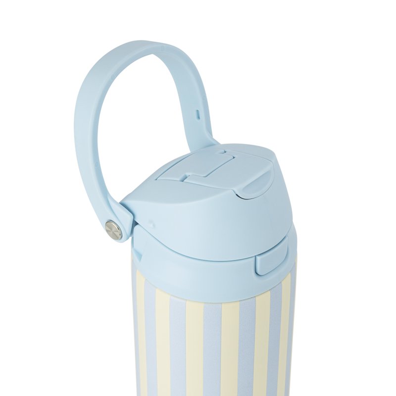 24oz Insulated Stainless Steel Water Bottle - Blue Stripe