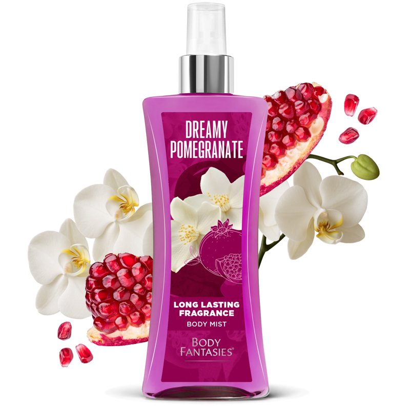Dreamy Pomegranate Fragrance Body Spray for Women - Long-Lasting Floral Mist