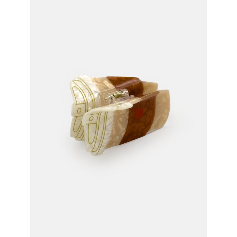 Acrylic Hair Claw To-Go Cup Hair Accessory - Multicolor