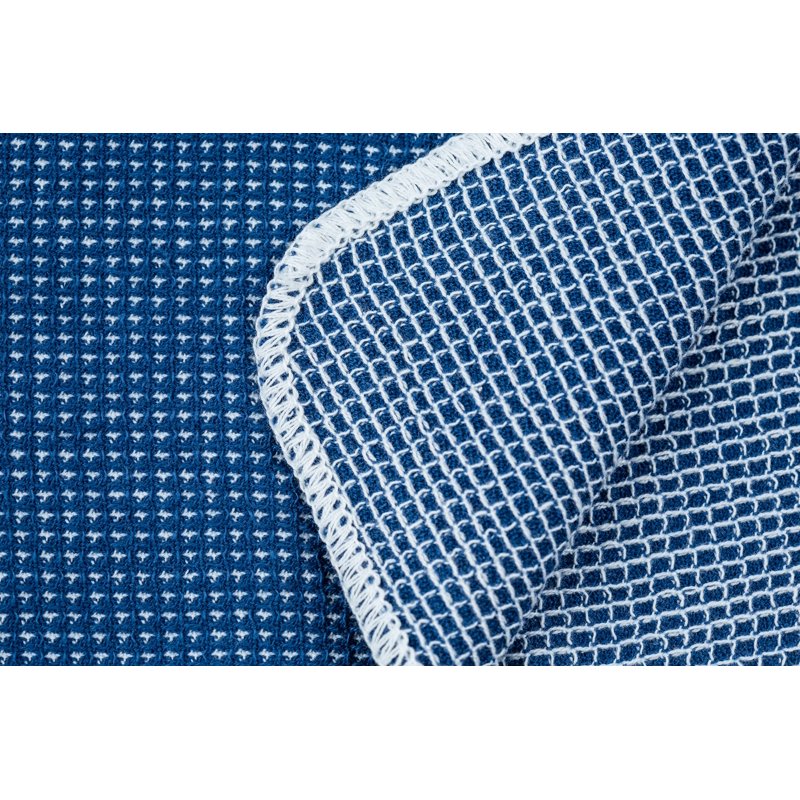 Cotton Waffle Dishcloth Set - Blue & White Striped, 4 Pack
