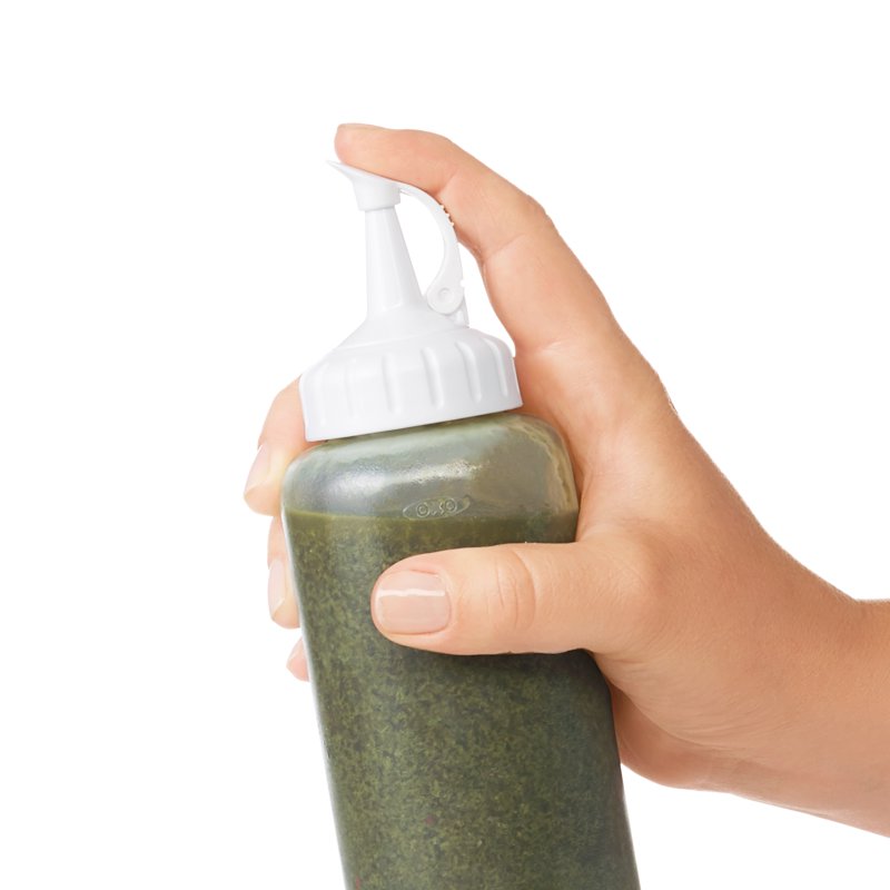 12 oz Squeeze Bottle Set - OXO Softworks Chef's Condiment Bottles, 2 Pack