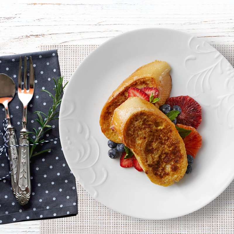 Corelle Madeline 8.5" Glass Salad Plate - 2 Pack
