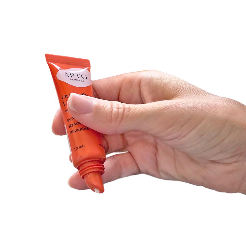 Orange Blossom Lip Balm with Coconut Oil - Vegan Moisturizing Treatment