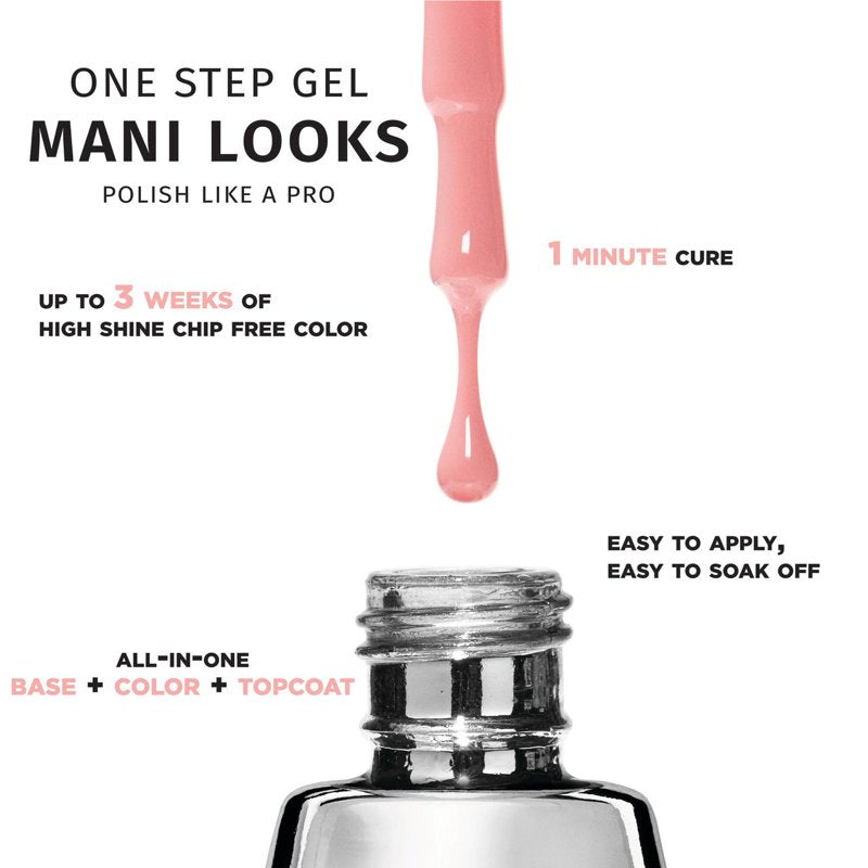 One Step Gel Nail Polish - Light Pink, 0.5 fl oz