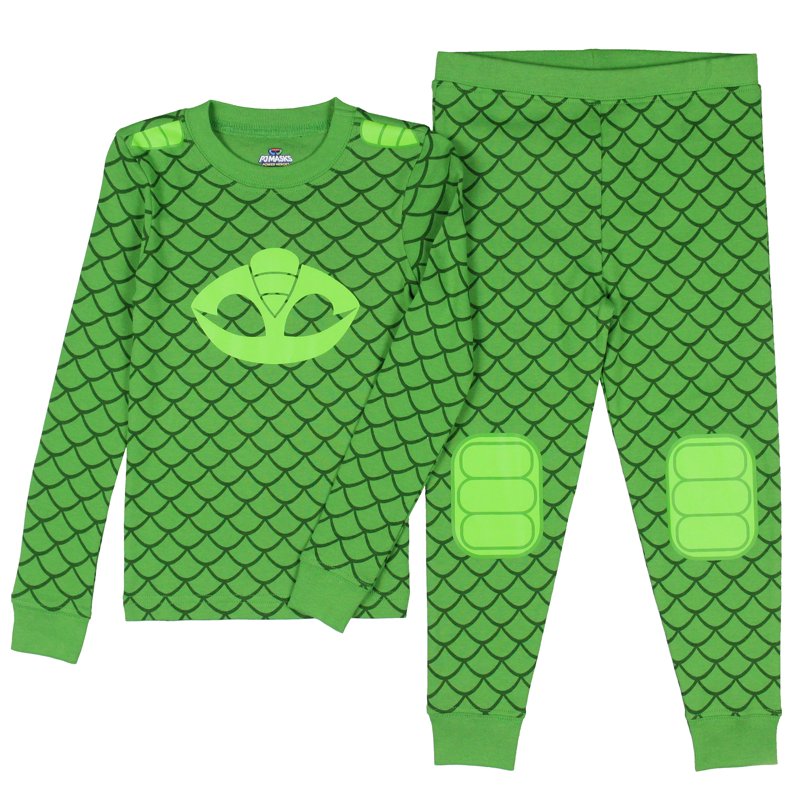 Green Toddler Catboy PJ Masks Sleep Pajama Set 5T - Boys Girls Costume